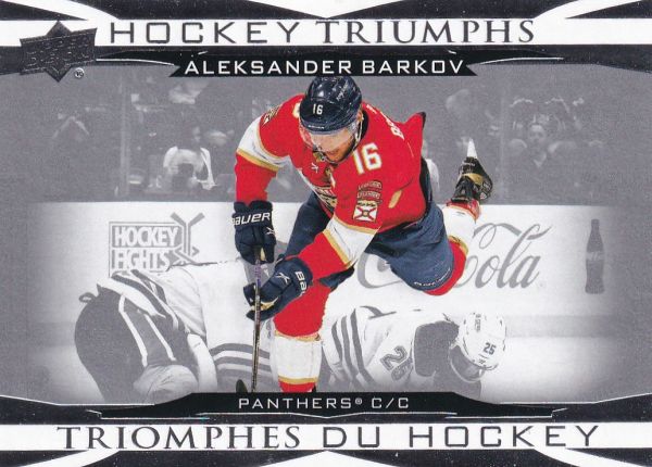 insert karta ALEKSANDER BARKOV 23-24 Tim Hortons Hockey Triumphs číslo HT-8